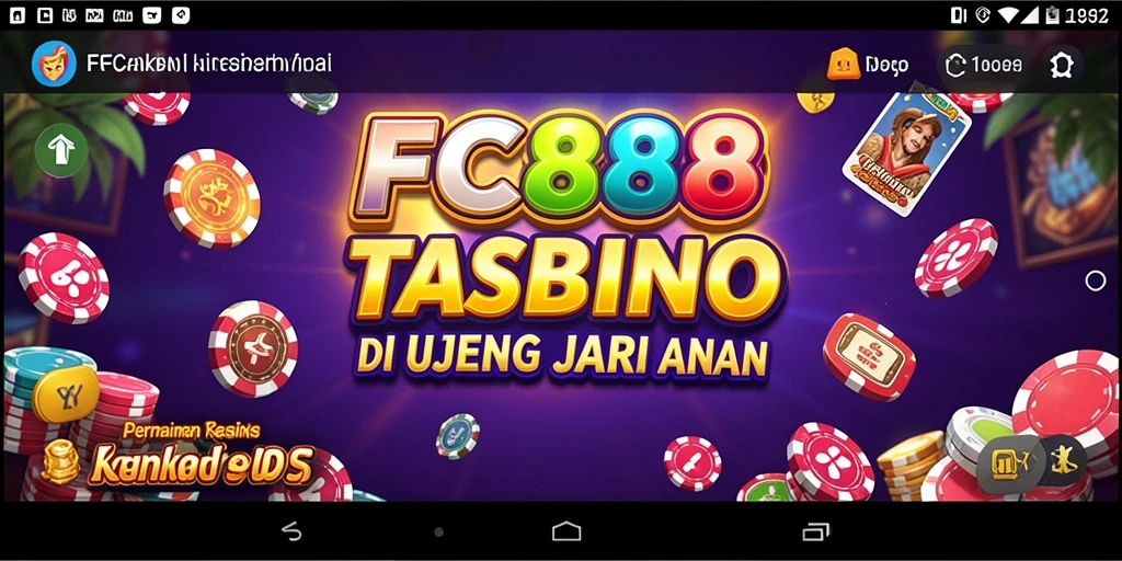 Tampilan layar permainan FC888 yang penuh aksi kasino.