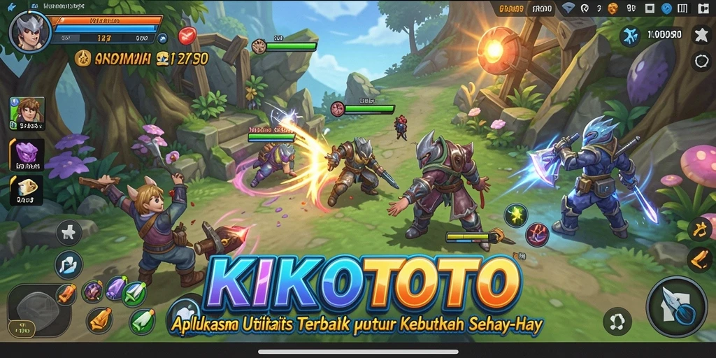 Tampilan antarmuka KIKOTOTO yang sederhana dan intuitif.