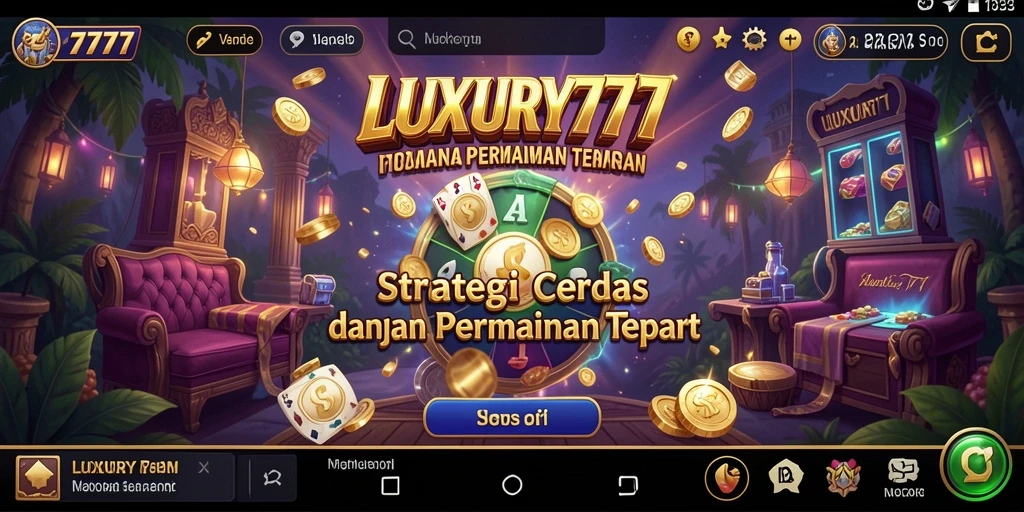 Tampilan gameplay LUXURY777 yang menarik dan strategis.