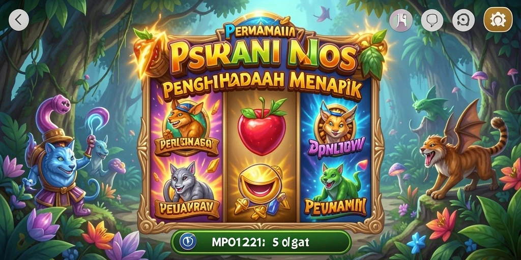 Tampilan gameplay MPO1221 yang menawan dengan berbagai tema slot.